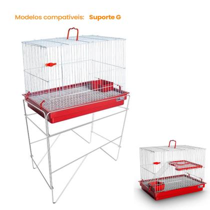 Imagem de Suporte Base Pedestal de Bandeja Gaiola Grande Ave Coelho