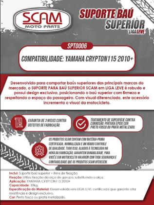 Imagem de Suporte Baú Superior (liga Leve) Crypton 115 2010+