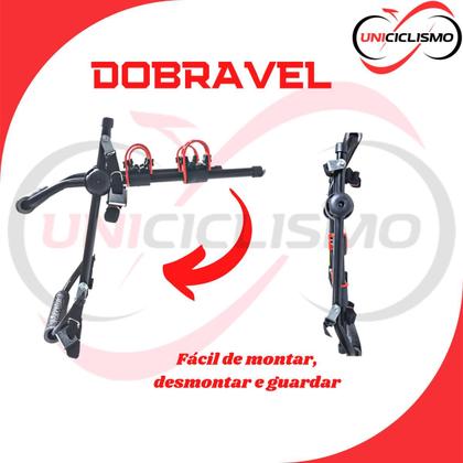 Imagem de Suporte Bicicleta Carro Transbike Universal Hatch Sedan