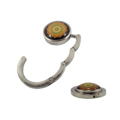 Imagem de Suporte Bolsa Gancho Dobrável Metal Portátil Mesa 1 Un Articulável Cabide de Mesa Cores Sortidas
