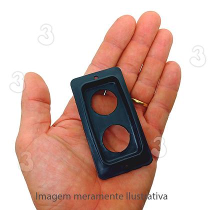 Imagem de Suporte Botoeira Fixação de Botão com 2 Furos para Caixa Painel Quadro Elétrico