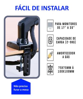 Imagem de Suporte Braço Articulado Onf90 Pata Monitor 17 A 30p ajustável