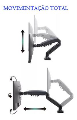 Imagem de Suporte Braço Articulado Onf90 Pata Monitor 17 A 30p ajustável