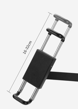 Imagem de Suporte, Braço Articulado Parede c/ Trava Segurança Antifurto p/Tablet iPad, Samsung Galaxy Tab, Xiaomi, Aço