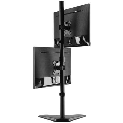 Imagem de Suporte Braço Articulado Vertical Base De Mesa Para Monitor Duplo 14 A 32 Polegadas - 2 Monitores Tfs-v2