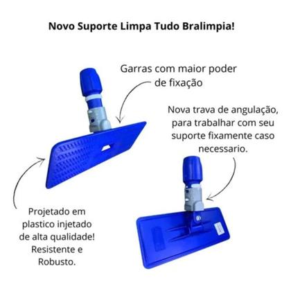 Imagem de Suporte Bralimpia Limpa Tudo Azulejo Parede +10fibras Branca