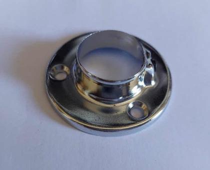 Imagem de Suporte Cabideiro Com Trava P/tubo Redondo 25mm 28 PÃs+paraf