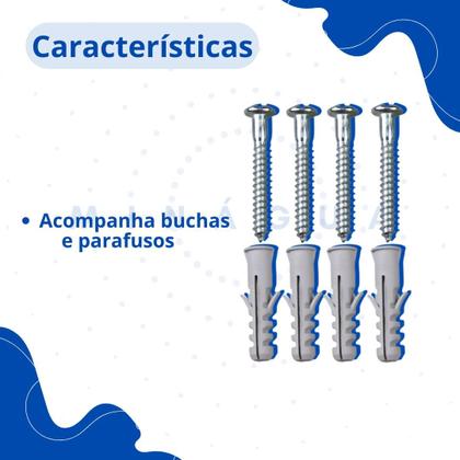 Imagem de Suporte Carcaça De Filtro Cavalete Caixa Dagua Parede