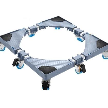 Imagem de Suporte, Carrinho 8 Rodas p/Geladeira, Refrigerador Side By Side Samsung, Lava e Seca Brastemp, Electrolux, Midea, Philco, LG, 56 - 91 cm X 50 - 85 cm