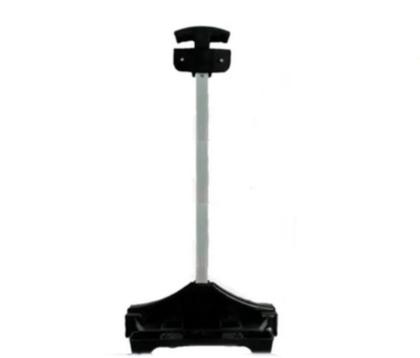 Imagem de Suporte Carrinho Mochila 43cm Rodinha Silicone Escolar Preto