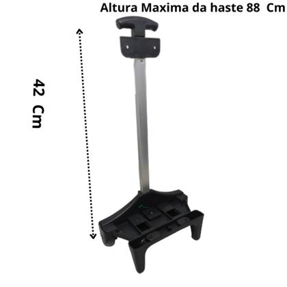 Imagem de Suporte Carrinho Mochila Com Rodinhas 1 Haste 42 A 45cm Alumínio Top