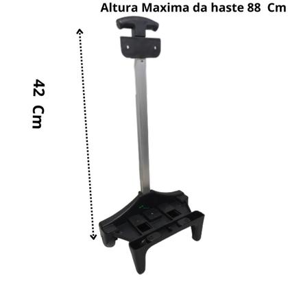 Imagem de Suporte Carrinho Mochila Com Rodinhas 1 Haste 42 A 45cm Alumínio Top