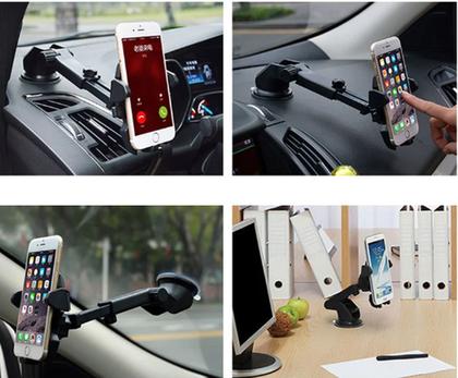 Imagem de Suporte Celular Carro Veicular Trava Automática Anti Queda