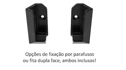 Imagem de Suporte Celular De Parede Universal L Dupla Face E Parafuso