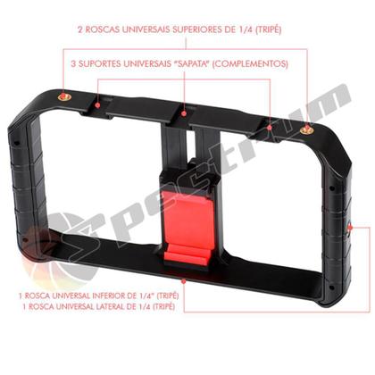 Imagem de Suporte Celular Spectrum SP25 Rosca 1/4 Polegadas Led