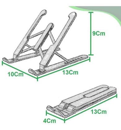 Imagem de Suporte Celular Universal Fixo Mesa Articulado Dobrável 