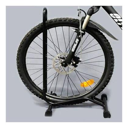 Imagem de Suporte Chão Bike Aro 20 A 29 Em L Estacionamento Expositor