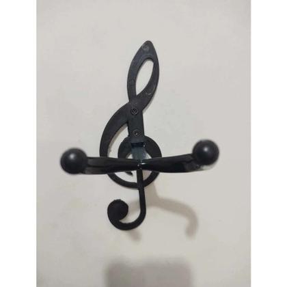 Imagem de Suporte Clave de Sol De Parede Para Violão Guitarra Musical 1 UNIDADE QUEIMA