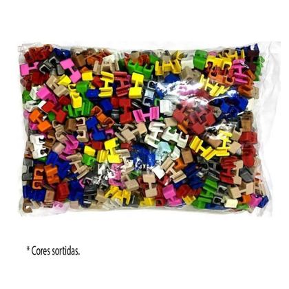 Imagem de Suporte Clip Adaptador P/ Hashi - Colorido - Kit Com 50pçs