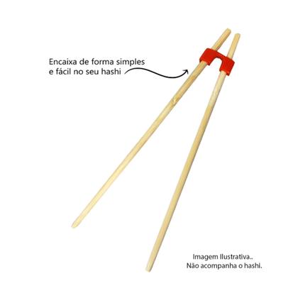 Imagem de Suporte Clip Adaptador P/ Hashi - Colorido - Kit Com 50pçs