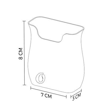 Imagem de Suporte Compacto para Controle Remoto de Ar Condicionado TV Universal Organização 