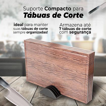 Imagem de Suporte Compacto para Tábuas de Corte Organização com Estilo