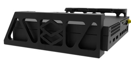 Imagem de Suporte Compatível Notebook Micro Baixo Mesa Móvel Rack