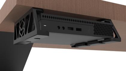 Imagem de Suporte Compatível Notebook Micro Baixo Mesa Móvel Rack