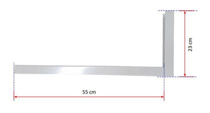 Imagem de Suporte Condensadora Split até 75 Kg 30.000 a 36.000 BTU/h - 60cm