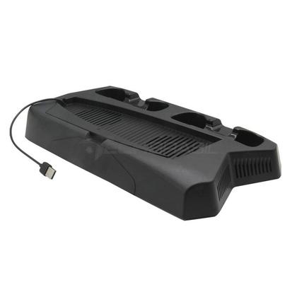 Imagem de Suporte Cooler Carregador 3 USB Compatível Com PlayStation 5 Digital Ultra Base