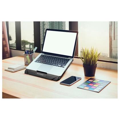 Imagem de Suporte Cooler Multilaser para Notebook até 17 com Base Giratória 360 - AC382 