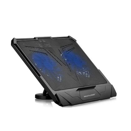 Imagem de Suporte Cooler para Notebook com duas ventoinhas e base giratória Multilaser - AC382