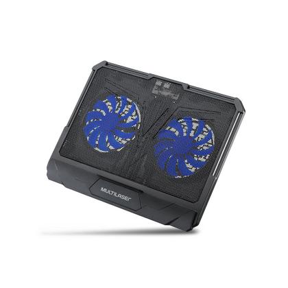 Imagem de Suporte Cooler para Notebook com duas ventoinhas e base giratória Multilaser - AC382