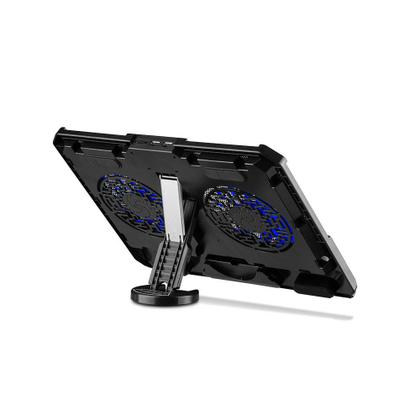 Imagem de Suporte Cooler para Notebook com duas ventoinhas e base giratória Multilaser - AC382