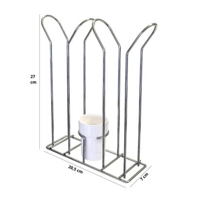 Imagem de Suporte Copos Descartáveis De Mesa Mexedor Água Café