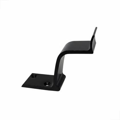 Imagem de Suporte Corrimão Escada p Fixação Parede Alumínio Preto 2Uni