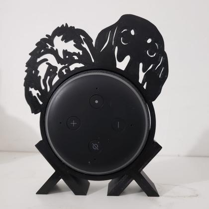 Imagem de Suporte de Alexa Echo Dot 3 Lhasa e Dachshund