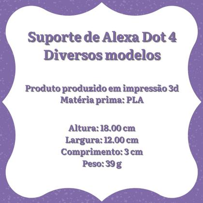 Imagem de Suporte de Alexa para Echo Dot 4  e Dot 5 "Border Collie"