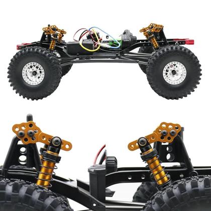 Imagem de Suporte De Amortecedor De Alumínio Com Altura E Ângulo Ajustáveis Para 1/10 RC Crawler Axial SCX10