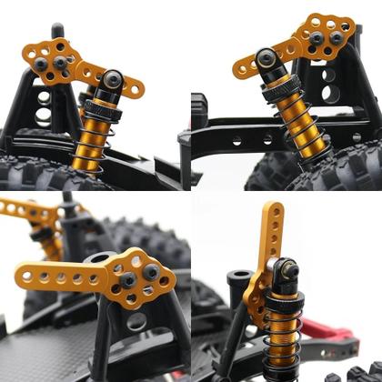 Imagem de Suporte De Amortecedor De Alumínio Com Altura E Ângulo Ajustáveis Para 1/10 RC Crawler Axial SCX10