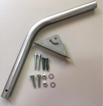 Imagem de Suporte de Antena Mastro Articulado de Metal P/ Tv Celular 48cm 3/4