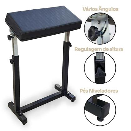 Imagem de Suporte De Apoio De Braço Tatuador Largo Mesa Regulagem Altu