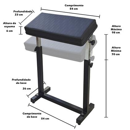 Imagem de Suporte de Apoio de Braço Tatuador Largo Mesa Regulagem Altura for ty Store