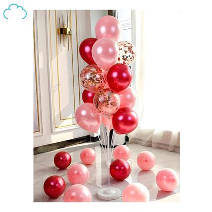 Imagem de Suporte de balão com 10 hastes base de mdf 92 cm piffer