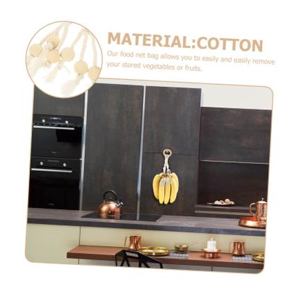 Imagem de Suporte de banana STOBAZA, corda de algodão, cabide de frutas em macramê x2