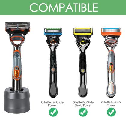 Imagem de Suporte de barbear Linkidea Alloy Fusion 5 Power Grey x2