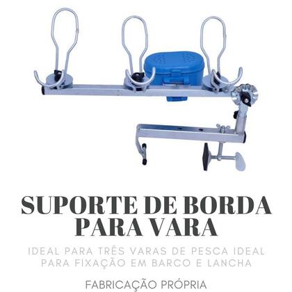 Imagem de Suporte De Barco/Lancha-Secretária Para 3 Varas