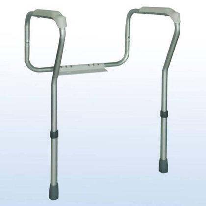 Imagem de Suporte de barra de apoio de aluminio para vaso sanitario - SUPERMEDY