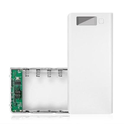 Imagem de Suporte de Bateria Duplo USB para 8 Pilhas 18650 - Power Bank DIY para Xiaomi