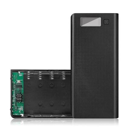 Imagem de Suporte de Bateria Duplo USB para 8 Pilhas 18650 - Power Bank DIY para Xiaomi